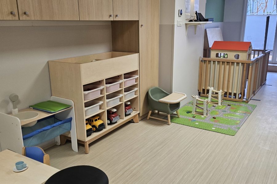 Espace de jeux de la micro-crèche Romainville Kerautret