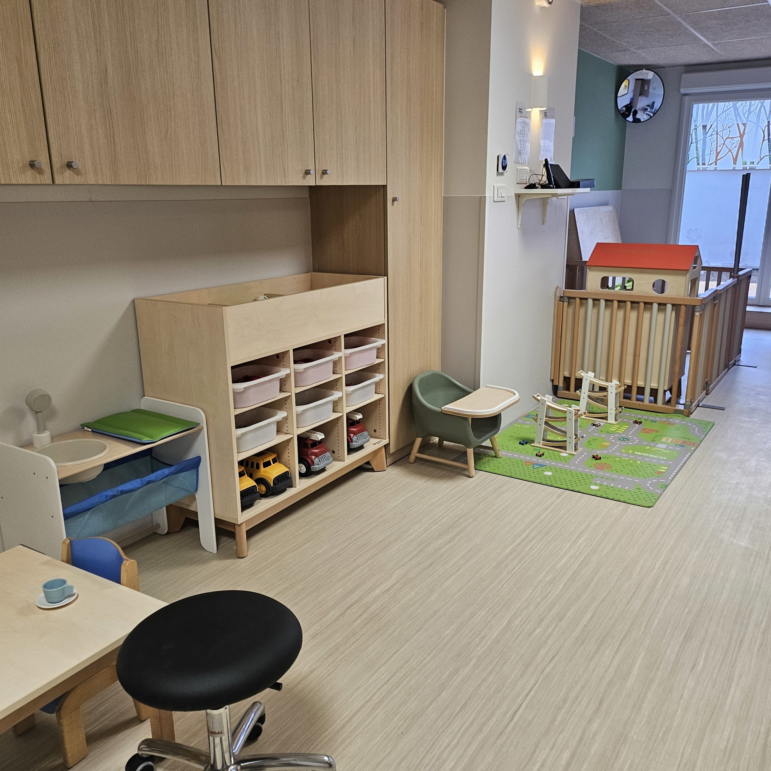 Espace de jeux de la micro-crèche Romainville Kerautret